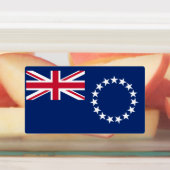Cookeilanden vlag labels (Aangebracht)