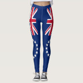 Cookeilanden vlag leggings (Voorkant)
