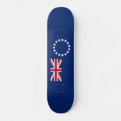 Cookeilanden vlag persoonlijk skateboard (Voorkant)