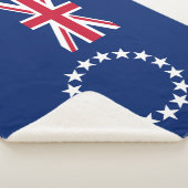 Cookeilanden vlag sherpa deken (3/4)