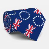 Cookeilanden vlag stropdas (Opgerold)