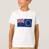 Cookeilanden vlag t-shirt (Voorkant)