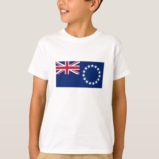 Cookeilanden vlag t-shirt (Voorkant)