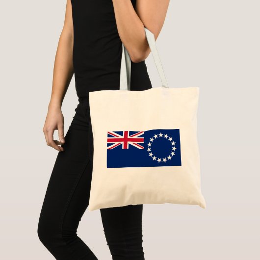 Cookeilanden vlag tote bag (Voorkant (product))