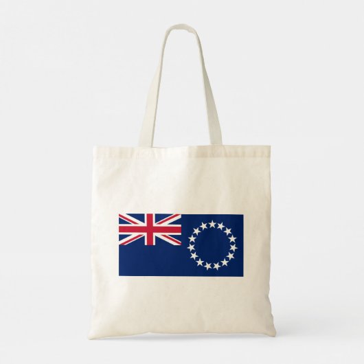 Cookeilanden vlag tote bag (Achterkant)