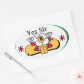 Cooker Said Yes, Sir Sticker – Funny Kitchen Quote (Envelop)