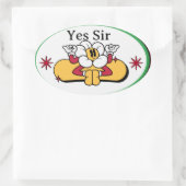 Cooker Said Yes, Sir Sticker – Funny Kitchen Quote (Tas)