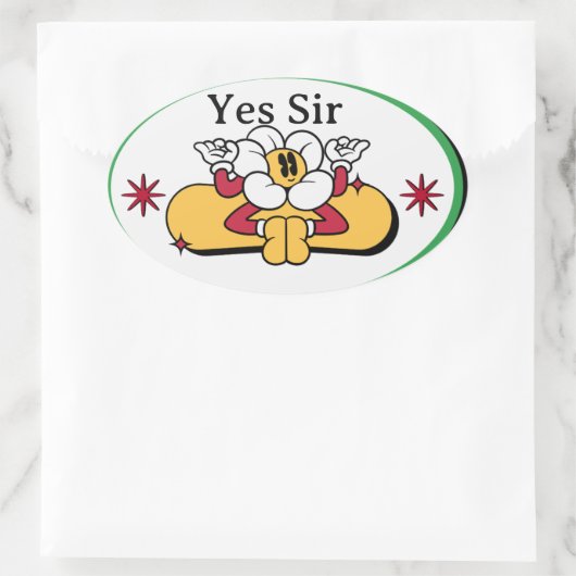 Cooker Said Yes, Sir Sticker – Funny Kitchen Quote (Tas)