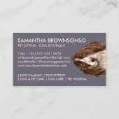 Cooker Spaniel Dog Visitekaartje (Achterkant)