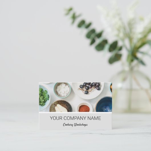 Cookery Chef Food Catering Visitekaartje (Staand voorkant)
