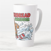 Cookie aan boord latte mok (Rechterhoek)