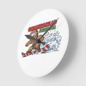 Cookie aan boord ronde klok (Hoek)