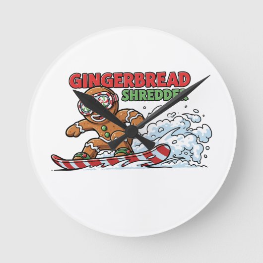 Cookie aan boord ronde klok (Voorkant)