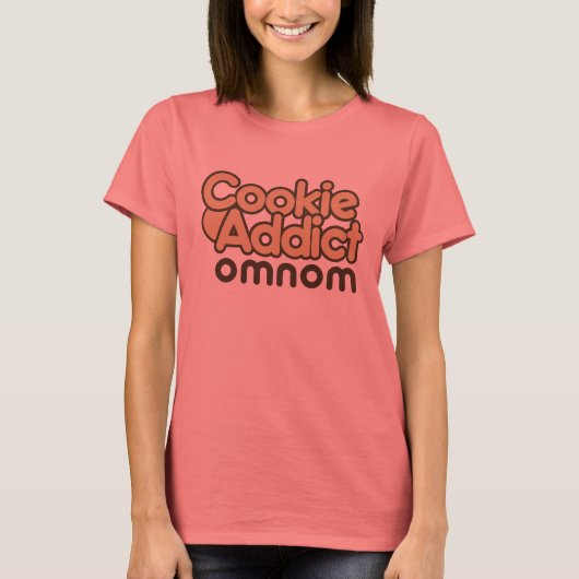 Cookie Addict T-shirt (Voorkant)