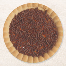 Cookie-Afbeelding voor broodjeskoekjes Ronde Kartonnen Onderzetter