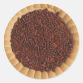 Cookie-Afbeelding voor broodjeskoekjes Ronde Sticker