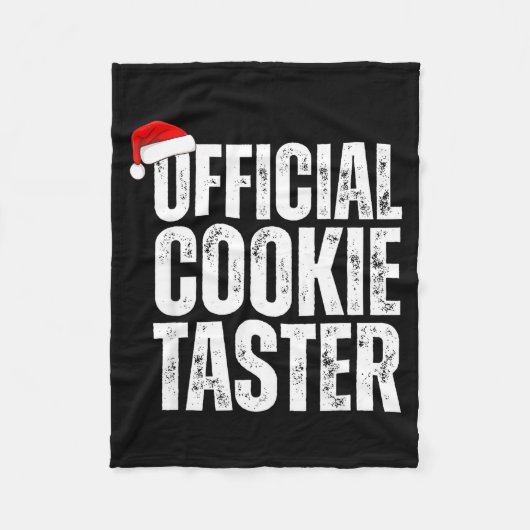 Cookie And Cookie Taster, Christmas Couples  Fleece Deken (Voorkant)