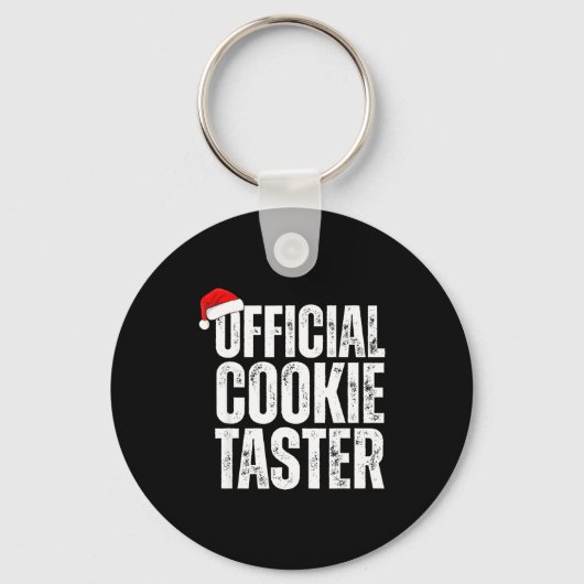 Cookie And Cookie Taster, Christmas Couples Sleutelhanger (Voorkant)