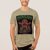 Cookie Apoolayipse Giftige Mutant Monster Retro Ho Tri-Blend Shirt (Voorkant)