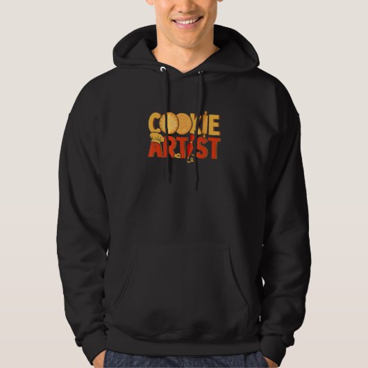 Cookie Artist Bakers Baking Pastry Chef Hoodie (Voorkant)