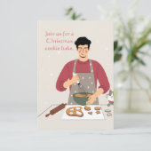 COOKIE BAKE INVITE SAVE THE DATE (Staand voorkant)