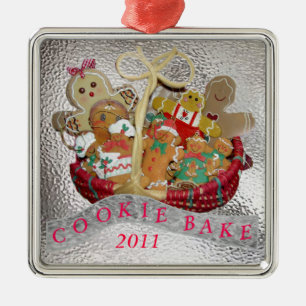 Cookie Bake Metalen Ornament