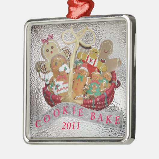 Cookie Bake Metalen Ornament (Links)