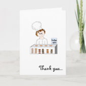 Cookie Baker Bedankkaart (Voorkant)