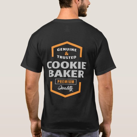 Cookie Baker | Cadeauideeën T-shirt (Achterkant)