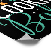 Cookie Baker Funny Christmas Couples Matching  Poster (Hoek)