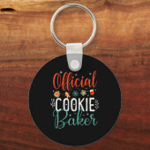 Cookie Baker Funny Christmas Couples Matching Sleutelhanger (Voorkant)