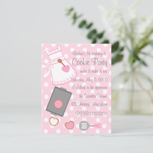 Cookie Baker Kaart (Staand voorkant)