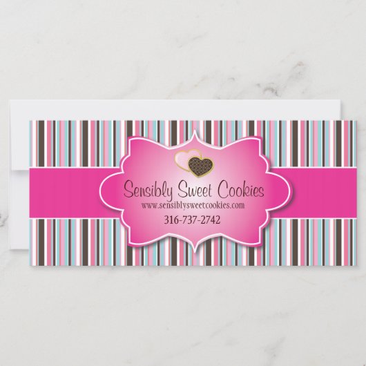 Cookie Bakery Cookie Cadeaubonnen (Voorkant)