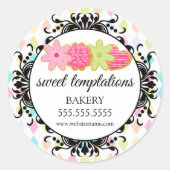 Cookie Bakery Packaging Ronde Sticker (Voorkant)