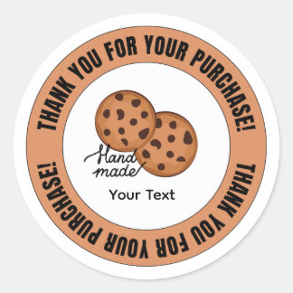 Cookie Bakery & Small Business Ronde Sticker