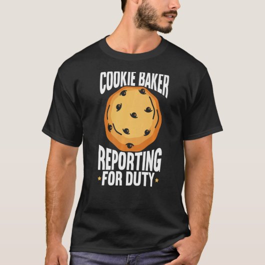 Cookie Baking Baker 8 T-shirt (Voorkant)