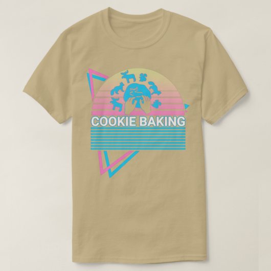 Cookie Baking Baker Retro T-shirt (Design voorkant)