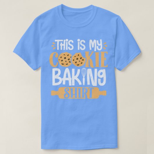 Cookie Baking Baker Sweet Tooth Patry Chefs T-shirt (Design voorkant)