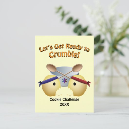Cookie Baking Competition Briefkaart (Staand voorkant)