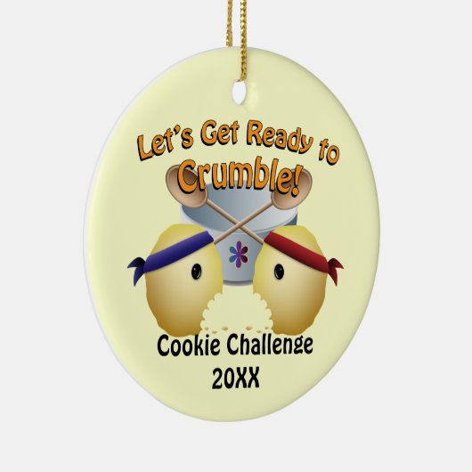 Cookie Baking Competition Keramisch Ornament (Rechts)