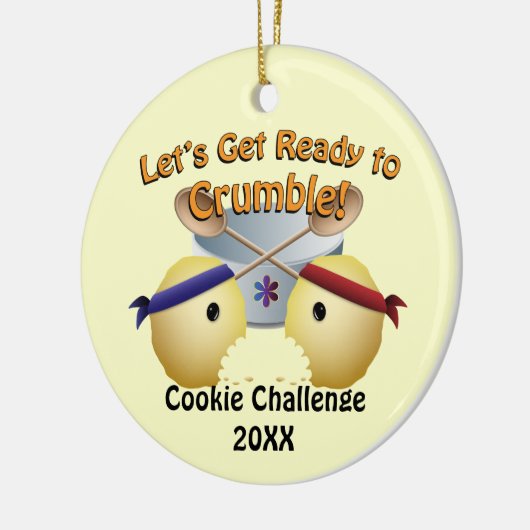 Cookie Baking Competition Keramisch Ornament (Links)