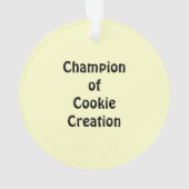 Cookie Baking Competition Ornament (achterkant)