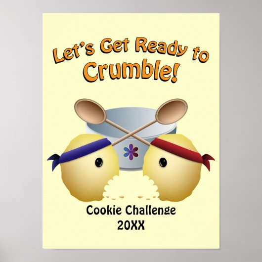 Cookie Baking Competition Poster (Voorkant)