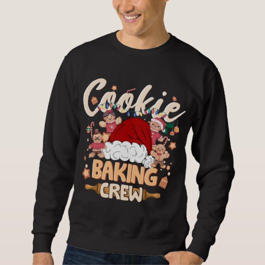 Cookie Baking Crech-kerstkerstkerstkerstkerstbrood Trui (Voorkant)