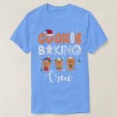 Cookie Baking Crech-kerstteam T-shirt (Design voorkant)