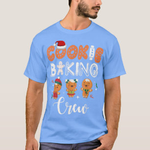 Cookie Baking Crech-kerstteam T-shirt