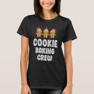 Cookie Baking Creeks-kerstfamilie Gingerbrood Te T-shirt