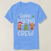 Cookie Baking Creeks-kerstfamilie Gingerbrood Te T-shirt (Design voorkant)