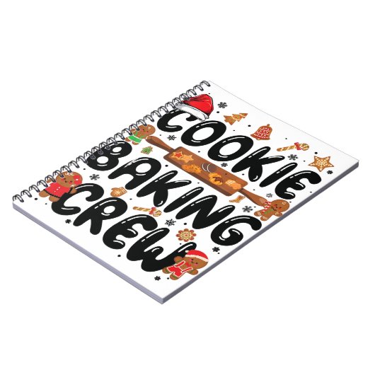 Cookie Baking Creeks kerstontbijt Te Notitieboek (Linkerzijde)