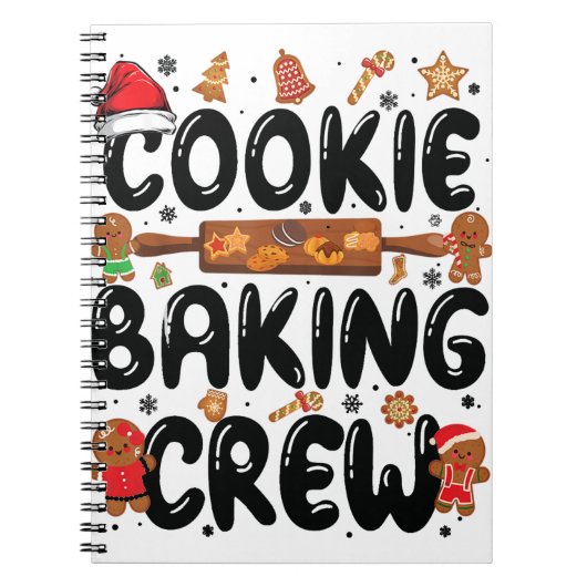 Cookie Baking Creeks kerstontbijt Te Notitieboek (Voorkant)